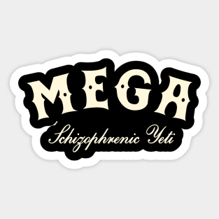 Megatrip Yeti Sticker